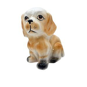 Vintage Relpo Ceramic Beagle Puppy Dog Planter Hand Painted